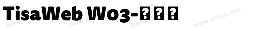 TisaWeb W03字体转换